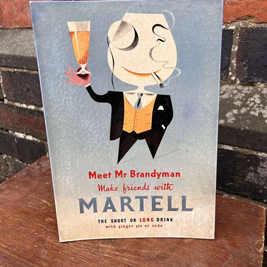 Martell Brandyman Card Advertisement