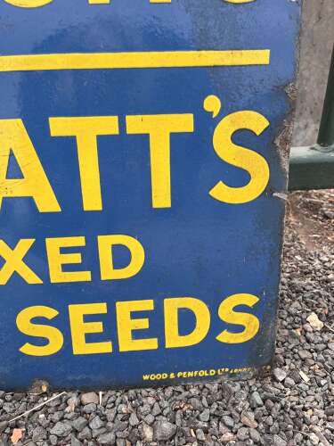Spratt’s Enamel Sign