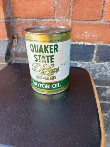 Quaker State Motor Oil Tin