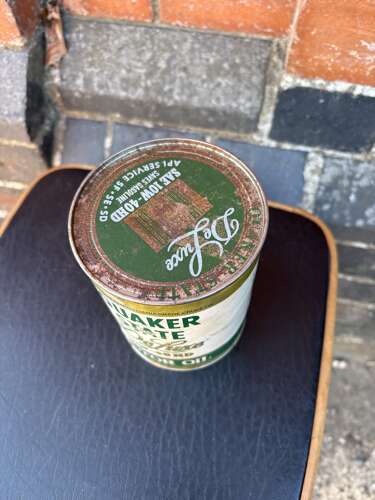 Quaker State Motor Oil Tin