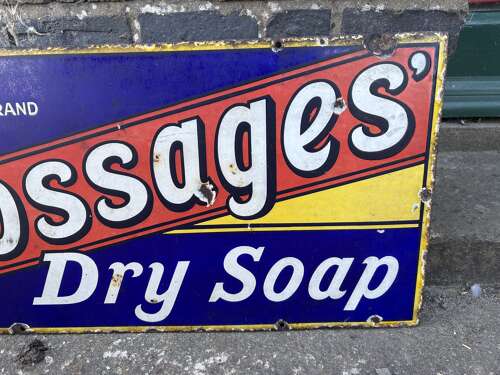Gossages Dry Soap Enamel Sign