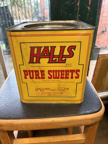 Hall’s Sweets Shop Tin
